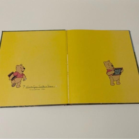 Vintage 1978 Walt Disney's Pooh's Schoolhouse Golden Press Hardcover - Picture 10 of 16